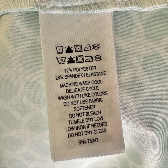 NWT Tommy Bahama Active Sleeveless Mini Dress Teal Aqua UPF Moisture Wicking - Picture 4 of 6